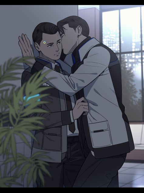 Rk900 X Rk800, Dbh Rk900, Detroit Become Human Game, Detroit Art, Detroit Become Human Connor, Detroit Being Human, Becoming Human, Meme Comics, I Like Dogs