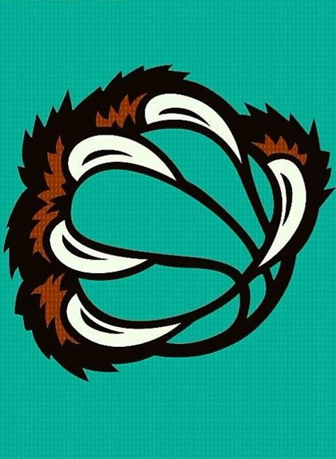 Grizzlies Wallpaper, Sports Teams Logos, Grizzlies Logo, Money Ball, Basketball Artwork, Grizzlies Basketball, Canadian Hockey, Vancouver Grizzlies, Nba Logos