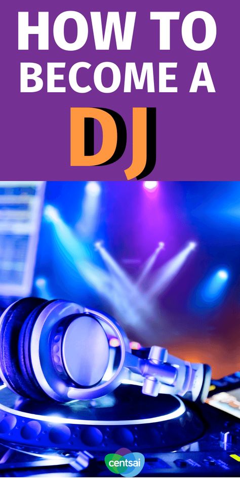 Does getting paid to be the life of the party sound like a dream side hustle to you? Learn how to become a DJ, and you can do just that. #CentSai #sidehustle #makemoremoney #DJ #makemoremoneyideas #makemoremoneyextracash Djing Dj Equipment, How To Become A Dj, How To Dj, Learn To Dj, Dj Business, Girl Dj, Physical Education Games, Best Dj, Music Promotion