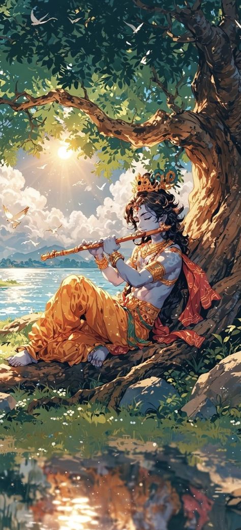 Krishna Wallpapers Aesthetic 4k, Best Krishna Wallpaper Aesthetic, Lord Krishna Aesthetic Pictures, Anime Krishna Wallpaper Aesthetic, Indian God Wallpaper Iphone, Krishna Wallpapers Hd Wallpaper Iphone, Lord Krishna Aesthetic Wallpapers, Krishna Anime Wallpaper, Aesthetic Krishna Wallpapers