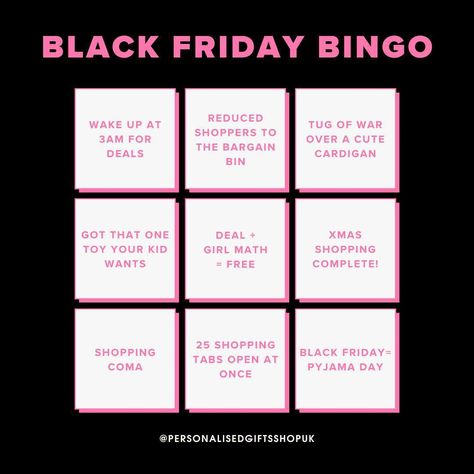 Black Friday Reminder! 🖤🩷

We're almost there! How many of these will you be checking off this year? Head over to our website to explore our incredible Black Friday deals! 🏃‍♀️

With up to 50% OFF, it's a bargain you don't want to miss. 

#personalisedgiftsshop #personalisedgiftsuk #giftideas #giftsforall #giftsshop #giftsforalloccasion #personalisedgifts #blackfridaydeals #blackfridaygifts #blackfridaypersonalisedgifts Friday Reminder, Save Money Wedding, Vodka Gifts, Money Wedding, Wedding Fund, Money Box Wedding, Red Christmas Stockings, Personalized Travel Mugs, Hug Gifts