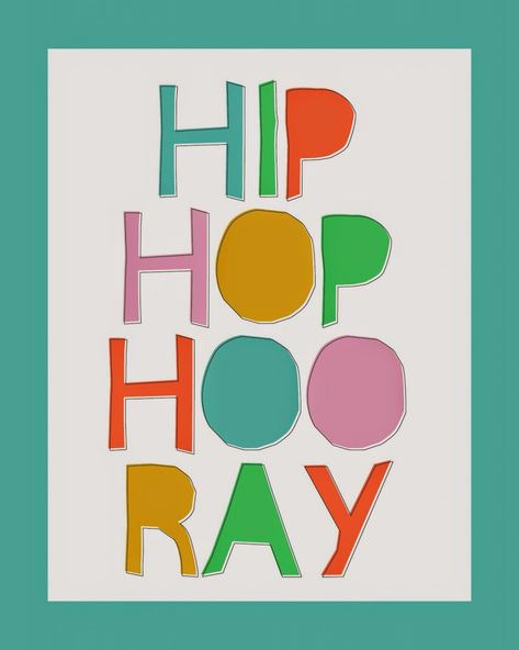 Hip Hop Hooray Easter Print - Eighteen25 Hip Hop Dance Classes, Photo Gift Tags, Hip Hop Hooray, Hip Hip Hooray, Birthday Week, Easter Prints, Customized Photo Gifts, Easter Printables, Three Sisters