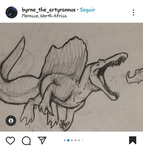 Spinosaurus Art Cute, Sea Dinosaur Drawing, Spinosaurus Sketch, Dinosaur Sketch Easy, Dinasour Drawing Simple, Spinosaurus Drawing, Spinosaurus Art, Dinosaurs Drawing, How To Draw Dinosaurs