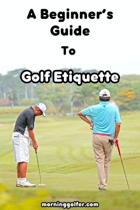 Golf etiquette is an integral component of the game. I will explain why here. Follow me to learn how to become a better golfer! #golfer #golflife #golftips #golflovers #golfsports #golfgame Golf Infographic, Golf Terms, How To Break 80 In Golf, Golf Etiquette, Golf Tips Driving, Golf Tips For Beginners, Golf Rules, Golf Lessons, Golf Game