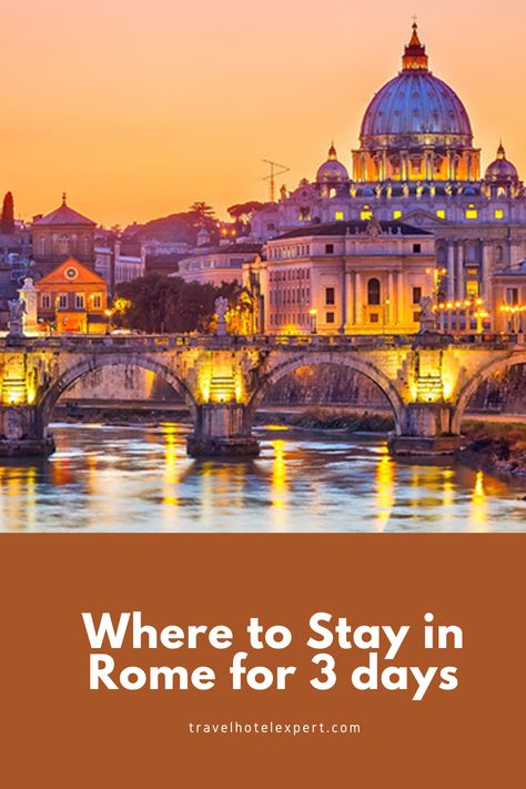 Wondering where to Stay in Rome for 3 days? In this post, I will help you to find the best areas to stay in Rome for 3 days and best places to stay for your visit. Where To Stay In Rome, 3 Days In Rome, Trastevere Rome, Rome Hotels, Travel Hotel, Trevi Fountain, Rome Travel, Italy Vacation, Dubrovnik