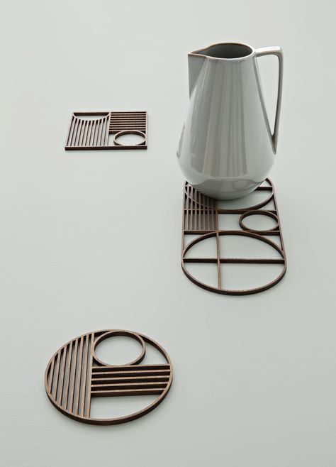 Only Deco Love: Ferm Living news – AW 2015 3d Tiskárna, Art Deco Inspiration, Design Del Prodotto, Interior Deco, Ferm Living, Trivets, Art Deco Design, Objects Design, Decoration Table