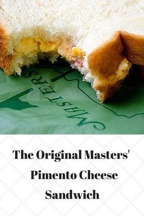 Whether you're headed to Augusta next month for the Masters Golf Tournament, or simply headed to the living room as a TV spectator, a Masters-Style Pimento Chee Masters Pimento Cheese Recipe Sandwiches, Masters Pimento Cheese, Fun Sandwiches, Pimento Cheese Sandwich, Summer Suppers, Masters Party, Pimento Cheese Recipe, The Masters Golf, Masters Golf Tournament