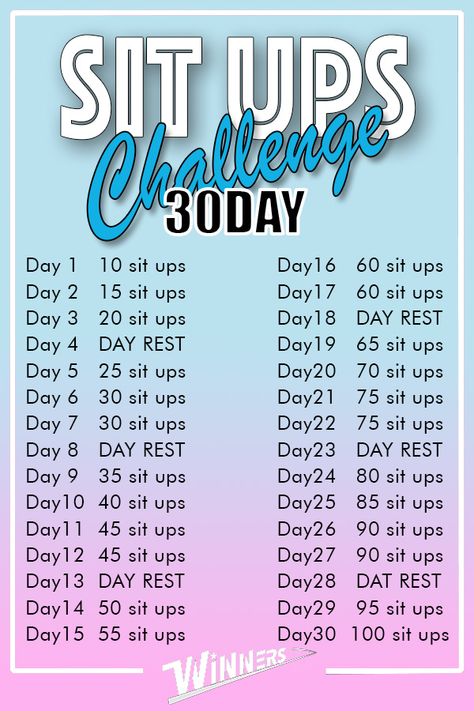 Come on! Wake up and work! The Best Sit Ups Challenge for you.💪🏻💪🏻💪🏻  #fitness #challenge #situps Sit Ups Challenge, Beginner Fitness Challenge, Sit Up Challenge, Workout Challenge Beginner, 30 Day Ab Workout, Challenge 30 Day, Beginner Fitness, Month Workout Challenge, Challenge Fitness