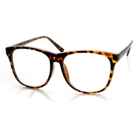 zeroUV Large Oversized Bold Frame Clear Lens Horn Rimmed Glasses (£7.03) ❤ liked on Polyvore featuring accessories, eyewear, eyeglasses, clear rimmed glasses, clear eye glasses, oversized eyeglasses, clear eyewear and clear glasses Indie Hipster Fashion, Horn Rimmed Glasses, Indie Hipster, Four Eyes, Clear Glasses, Fashion Glasses, Jewelry Armoire, Hipster Fashion, Glasses Online