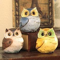 Owl Pottery, Clay Birds, Owl Collection, Owl Crafts, Hoot Owl, Owl Decor, Clay Animals, Owl Lovers, Ceramic Animals