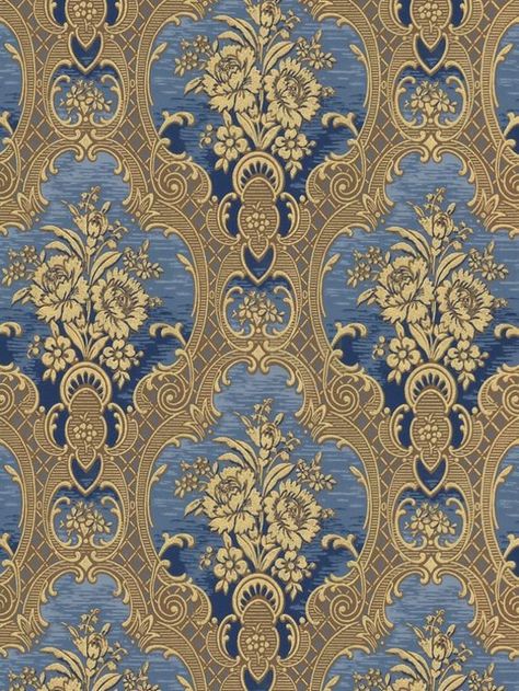 Gold victorian wallpaper