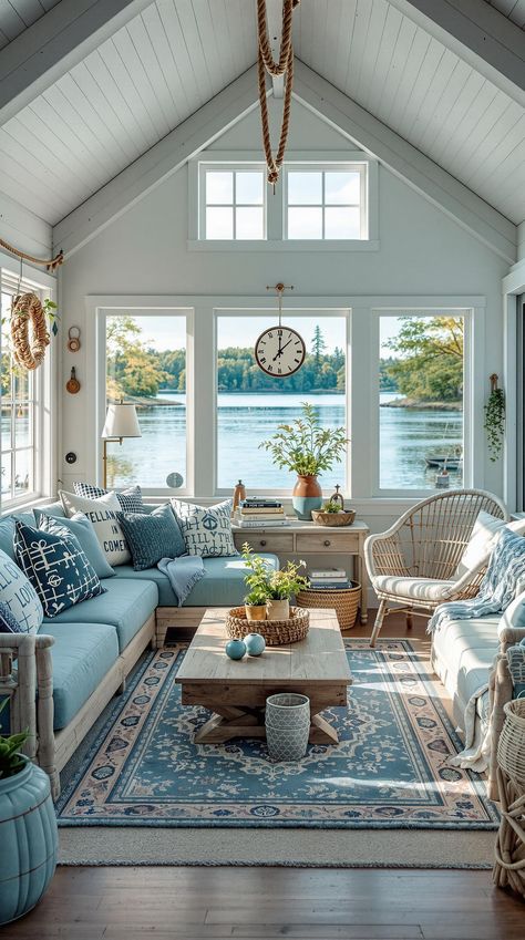 Small Cabin Interior Ideas Lakehouse Cabin Interior, Decorating A Lake House Ideas, Lake House Cottage Interiors, Small Lake Cabin Interiors, Lakeside Cottage Interiors, Small Lake House Interior, Lake Cabin Decorating Ideas, Small Lake Cottage Interiors, Lake Cottage Interiors