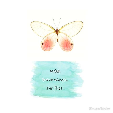 Feather Quotes Short, Feather Quotes, With Brave Wings She Flies, Loved Quotes, Wings Quotes, Grad Quotes, Strength Motivation, Fly Quotes, Brave Wings