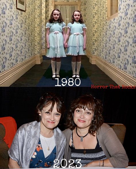 The Grady Twins, Grady Twins, The Shining 1980, The Shining Twins, Dynamic Duos, Celebrities Then And Now, Carnival Festival, Meaningful Connections, Classic Horror Movies