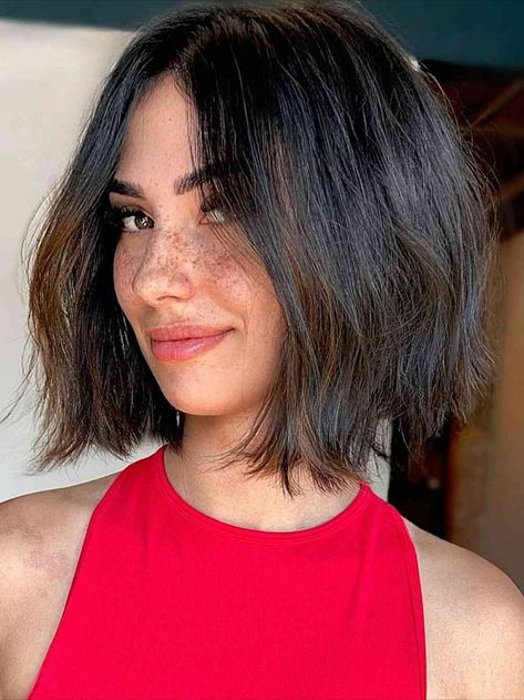 Bold and Shattered Sliced Bob Cut Long Bobs, Trendy Bob Hairstyles, Best Bob Haircuts, Layered Bob Haircuts, Stacked Bob Haircut, Fall Hair Cuts, Bob Hairstyles For Fine Hair, Texturizer On Natural Hair, Hairstyle Gallery