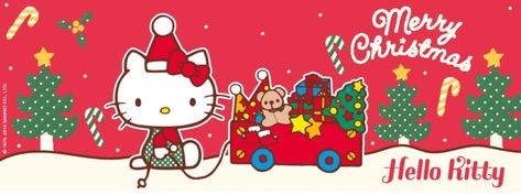 Christmas Twitter Layout, Sanrio Christmas Header, Hello Kitty Christmas Banner, Christmas Banner Twitter, Christmas Youtube Banner, Christmas Discord Banner, Christmas Twitter Header, Christmas Banner Discord, Christmas Twitter Headers