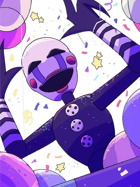 Cute Fnaf Fanart, Fnaf Puppet Fanart, Puppet Fnaf Fanart, Puppet Fanart, Fnaf Puppet, Puppet Fnaf, Charlie Emily, Marionette Fnaf, Fnaf Jumpscares