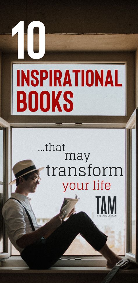 10 Ispirational Books for Men That May Change Your Life. Click to check out 10 self improvement books including tips, wisdom, and guidance for people of all ages. #inspirationalbooks Books To Read For Men, Spiritual Movies, Books For Men, Self Improvement Books, Soul Care, Intellectual Development, Development Books, Best Self Help Books, Improvement Books