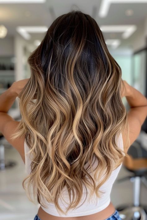 hair hairstyles,hair styles for long hair,hair cut,hair beauty,hair styles for medium hair,hair and skin and nails,hair hairstyling,hair length,hair straightener,hair drawing,hair cuts,hair colors #HairstyleTrends #HairTransformation #CurlyHairRoutine #BraidedHairstyles #HairColorInspiration #HairCareTips #ShortHairStyles #BalayageHair #WeddingHairstyles #HairAccessories #NaturalHair #HealthyHair #LongHairDontCare #MensHair #HairGoals #EasyHairstyles #HairGrowth #UpdoHairstyles #BlondeHair #HairProducts Brown Balayage Side Part, Fall Hair Bayalage, Hombre Hair Brown, Ombré Brunette Hair, Brown On Top Blonde On Bottom Hair, Fun Balayage Hair, Ombre Hair Color Long, Natural Balayage Brunette Sun Kissed, Ribbon Balayage