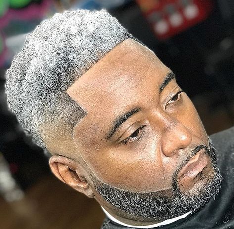 Clean 🔥 Website: www.twistssponge.com Done by: @buff_dabarber #twistssponge #naturalhair #premium #motivation #success #grind… Grey Hair Black Man, Mens Grey Hairstyles, Hairstyles Gray Hair, Black Men Beard Styles, Haircut Gray Hair, Grey Hairstyles, Grey Hair Men, Black Men Beards, Men With Grey Hair