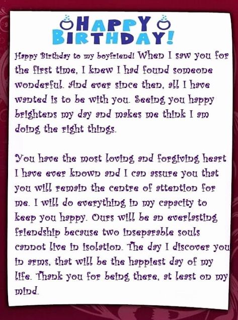 Love Letter to My Boyfriend Awesome Best Romantic Birthday Letter for Boyfriend [melt S Heart] Birthday Letter For Boyfriend, Birthday Letter For Girlfriend, Letter For Boyfriend, Birthday Letters To Boyfriend, Happy Birthday Paragraph, Birthday Paragraph, Letter To My Boyfriend, Birthday Message For Boyfriend