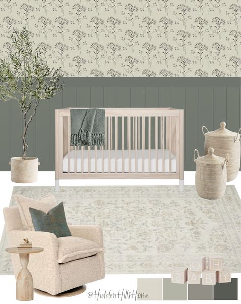 Shop Babyletto Gelato 4-in-1 … and other curated products on LTK, the easiest way to shop everything from your favorite creators. Nursery Green Accent Wall, Gender Neutral Nursery Wallpaper, Nursery Mood Board, Decor Mood Board, Gender Neutral Nursery Design, Nursery Design Neutral, Nursery Decor Ideas, Neutral Nursery Decor, Green Accent Walls