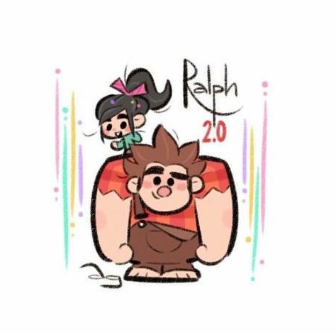 David Gilson, Vanellope Y Ralph, Walt Disney Princesses, Kawaii Disney, Cute Disney Drawings, Disney Images, Disney Sketches, Cartoon Sketches, Wreck It Ralph