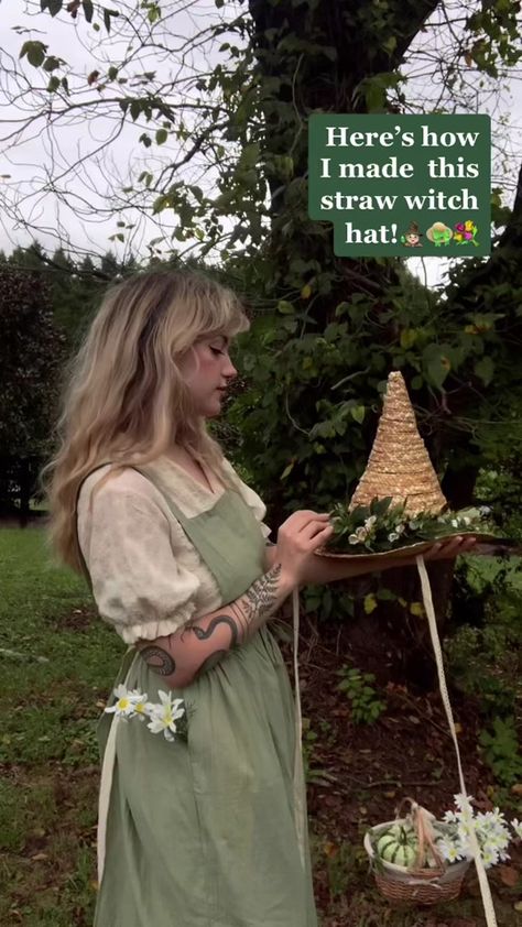 Sheila Sarti (@sheilasarti) TikTok | Watch Sheila Sarti's Newest TikTok Videos Diy Cottage Dress, Cottage Witch Costume, Witch Crafts, Cottage Witch, Fair Outfits, Witch Diy, Witchy Crafts, Cute Cottage, Cosplay Diy