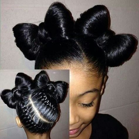 Cute Mickey Mouse Hairstyle! Bow Braid, Hair Afro, Hair Styles 2014, Girls Braids, Hairstyle Gallery, Braided Hair, Crazy Hair Days, Hair Game, Crazy Hair