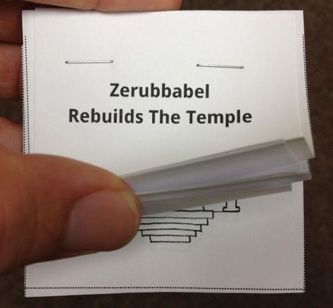 Zerubbabel Rebuilds The Temple, Rebuilding The Temple Craft, Rebuilding The Temple Craft Ezra, Zerubbabel Rebuilds The Temple Craft, Book Of Ezra, Book Of Nehemiah, Rebuilding The Temple, Toddler Bible, Bible Story Book