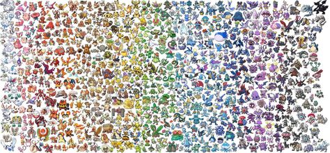 pokemon rainbow | Pokemon List With Pictures, Pokemon Live Action, List Of Pokemon, Pokemon Original, Pokemon Movies, Mega Evolution, Pokemon 20, Shiny Pokemon, Arte Dc Comics