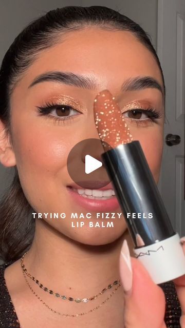 Mia Galvan on Instagram: "The @maccosmetics Fizzy Feels Lip Balm is back!🤩✨This shade Taste for Bubbles🍾🥂 is a champagne color that blooms pink with a pretty pearlescent sparkle! SO GORGEOUS! Glitter lipsticks all season please! #macfizzyfeels #maccosmetics #glitterlip #glitterlipbalm #glitterlipgloss #holidaylips" Mac Fizzy Feels Lip Balm, Mac Glitter Lipstick, Mac Lipstick Shades, Glitter Lipstick, Glitter Lip Gloss, Ab Exercises, Glitter Lips, Mac Lipstick, Lipstick Shades