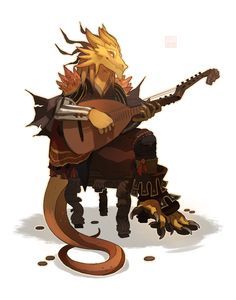 Dragonborn Bard Female Dragonborn, Dnd Dragonborn, Dragon Born, Heroic Fantasy, Dungeons And Dragons Characters, Dnd Art, Fantasy Male, Arte Fantasy, Fantasy Rpg