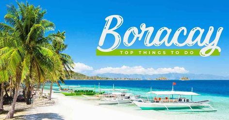 Find out the top 5 things to do in Boracay — one of the world's best island destinations famed for its sandy white beaches! Visit Philippines, Philippines Travel Guide, Boracay Philippines, Boracay Island, Island Destinations, Philippines Travel, Boracay, Koh Tao, Palawan