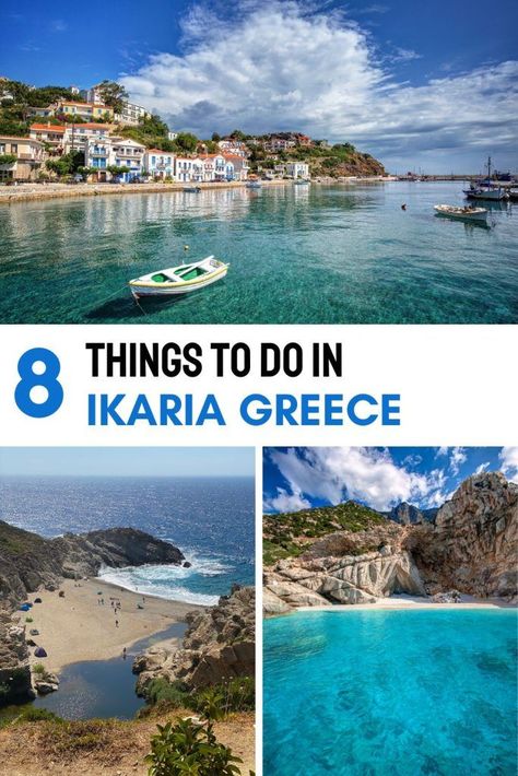 A Guide to Ikaria Island with the best things to do in Ikaria and more Ikaria Greece, Greece Party, Seychelles Beach, Aegean Islands, Greek Islands To Visit, Roman Baths, Greece Islands, Samos, Island Hopping