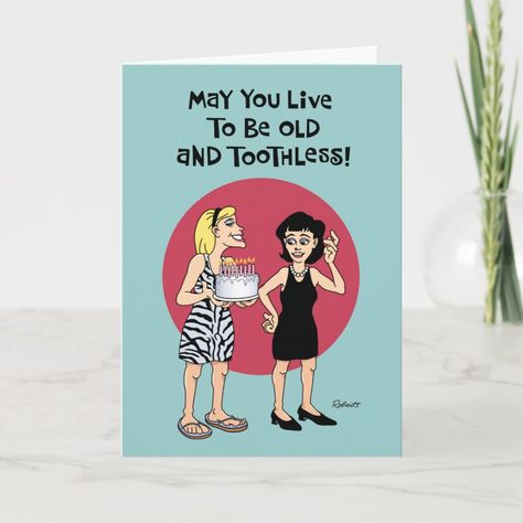 Funny Birthday Wish for Female Friend Card | #40thbirthday #female #sister #friendship #humorous #35thbirthday #funny #overthehill #friend #bff Bff Birthday Card, Birthday Wish Card, Funny Happy Birthday Greetings, Friend Cards Funny, Happy Birthday Wishes For A Friend, Short Birthday Wishes, Funny Wishes, Happy Birthday Bestie, Special Birthday Wishes