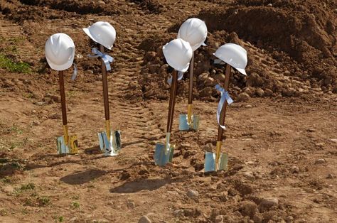 How to Plan a Groundbreaking Ceremony Ground Breaking Ceremony, Groundbreaking Ceremony, Goals Business, Church Stage Design, Ground Breaking, Construction Party, Pollinator Garden, Ceremony Ideas, Ceremony Programs