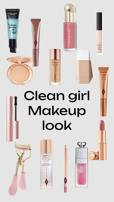 Clean Girl Products, Future Makeup, Girl Products, Beginner Makeup, Makeup For Beginners, Makeup Pictures, Clean Girl, Clean Hands, Girls Makeup