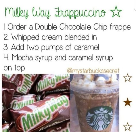 Chocolate Chip Frappe, Starbucks Frappuccino Recipe, Mocha Drink, Mocha Frappuccino, Frappuccino Recipe, How To Order Starbucks, Diy Drinks, Starbucks Drink, Starbucks Frappuccino