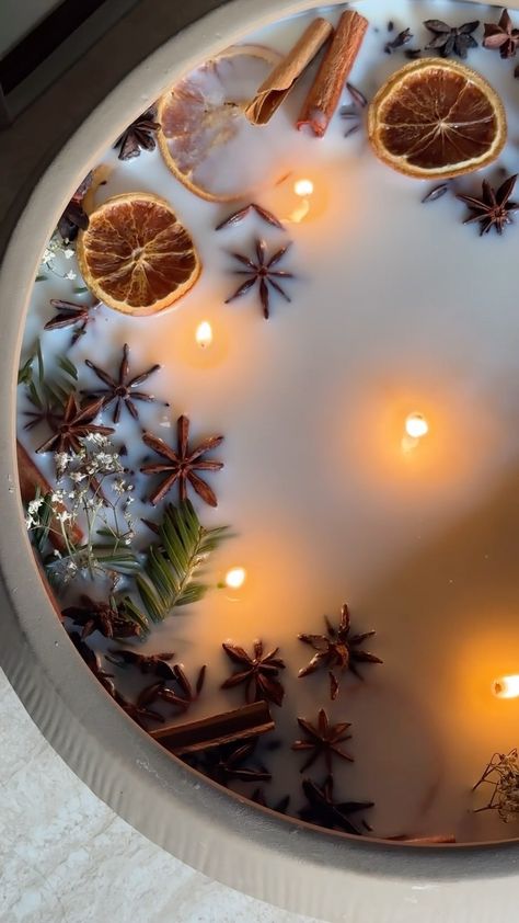 Michaela Shoebridge | In love with the end result 😍🕯️🎄 have you ever tried this? I think I’m slightly addicted as already want to make another 🤭 I bought this… | Instagram Xmas Candles, Soya Wax, Witch Candles, Aromatic Candles, Dried Oranges, Flowers Petals, Homemade Candles, Star Anise, Glue Dots