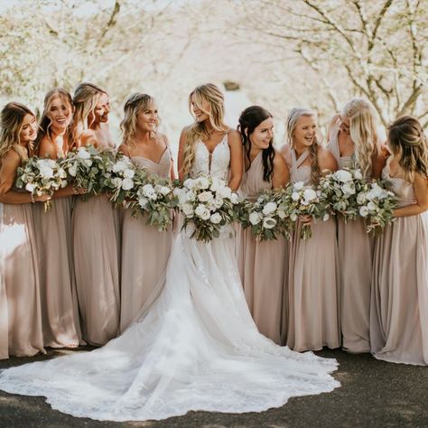 #ad #BirdyGrey #neutralbridesmaids #taupebridesmaiddress #idocrew #affordabledresses #bridalparty #bridesmaids #minimalistwedding #2022wedding #weddingday #realwedding #weddingtrend #romantic #weddingplanning #wedding #weddingideas #weddingtheme #weddingcolors Neutral Bridesmaid Dress, Bridesmaid Palette, Party Palette, Neutral Bridesmaid Dresses, Wedding Color Pallet, Grey Bridesmaids, Birdy Grey, Affordable Bridesmaid Dresses, Grey Bridesmaid Dresses