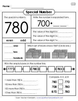 Math: Special Number Worksheets Place Value Activities 3rd Grade Worksheets, Number Place Value Activities, Place Value Coloring Sheet Free, Ones Tens Hundreds Place Value, Place Value Expanded Form 2nd Grade, Grade 4 Place Value Worksheets, Place Value For First Grade, Hundreds Place Value Worksheets, What Is Place Value