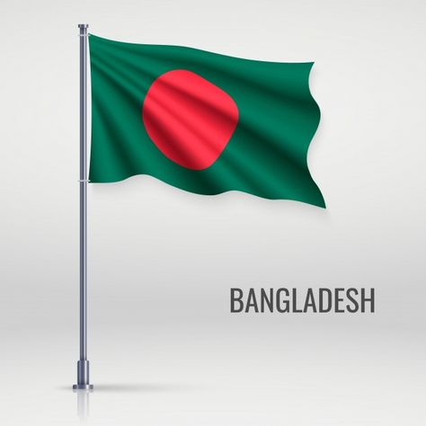 Flag Of Bangladesh, Asian Flags, Malawi Flag, Independence Day Pictures, Bangladesh Flag, Ribbon Flag, Different Fruits And Vegetables, Hanging Flags, Map Marker