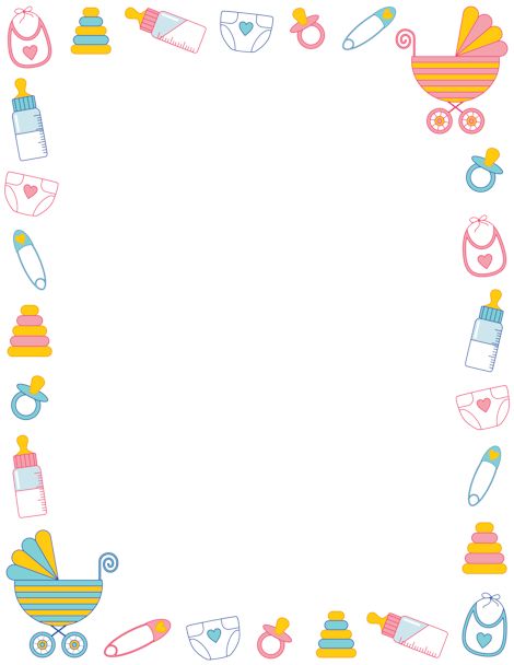 bebé Baby Clip Art Printables, Train Baby Shower, Scrapbook Bebe, Free Baby Shower Invitations, Free Gif, Border Clipart, Free Baby Shower, Baby Frame