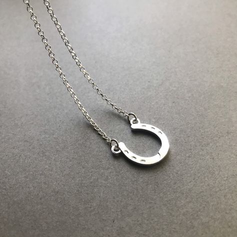 Horsehoe Necklace, Silver Horseshoe Necklace, Lucky Horseshoe Necklace, Necklaces for women, by Instyleglamour on Etsy Silver Horseshoe Necklace, Thistle Necklace, Equine Jewelry, Sun And Moon Necklace, Lucky Charm Necklace, Acorn Necklace, Horseshoe Necklace, Mountain Necklace, Jewelry Tattoo