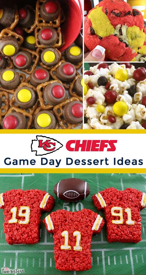 Game Day Treats, Chiefs Game Day, Playoff Party, Sports Party Food, Football Desserts, Trophy Diy, Superbowl Desserts, Super Bowl Trophy, Super Bowl Decorations