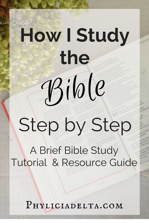 How I Study the Bible: Step by Step - Phylicia Masonheimer Bible Study Routine, Bible Study For Beginners, Bible Reading Guide, Christian Apps, She Reads Truth Bible, Inductive Bible Study, Study Routine, Bible Studies For Beginners, Bible Dictionary