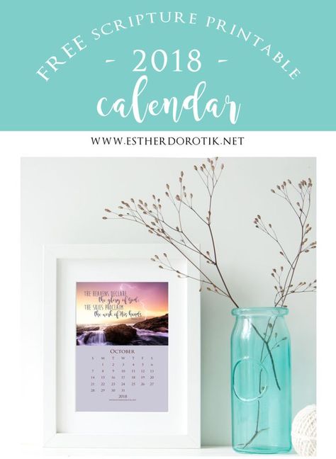 free-christian-calendar-2018-calendar-with-scripture-free-printables, free Christian printable, free calendar with Scripture, free calendar, planner One Word Resolution, Christian Words, Word For The Year, Christian Calendar, Jesus Girl, Bible Study Topics, Free Bible Study, 2018 Calendar, Bible Study Plans