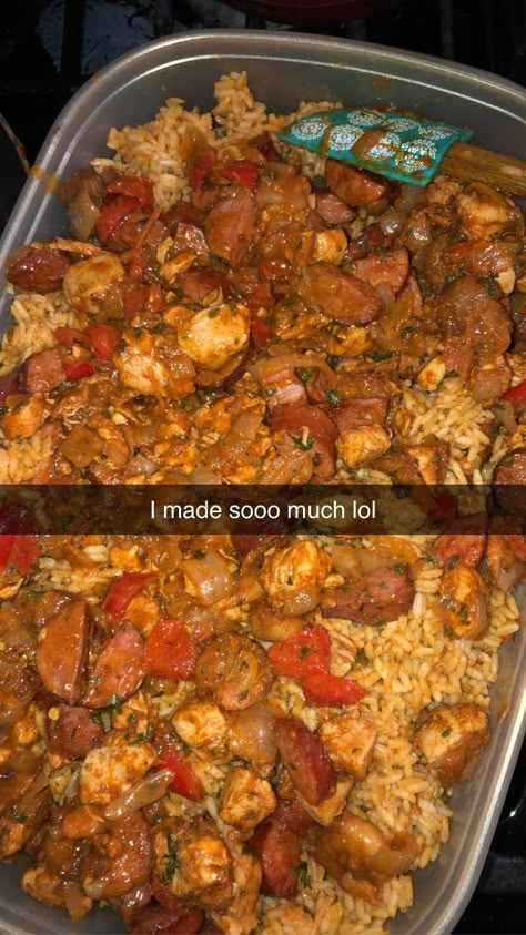 Healthy Soul Food, Chicken And Sausage Jambalaya, Sausage Jambalaya, Chicken And Sausage, Soul Food Dinner, Delicacy Food, The Life I Want, Food Babe, Food Therapy