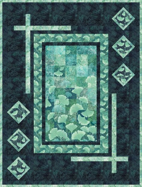 Enter the Zen Garden of this Asian-themed collection in this week’s free quilt pattern. Hear the soft whisper of the Ginkgo leaves as they flutter gently to the ground, in this beautiful view of a Japanese grove. You will use … Continue reading → Stonehenge Solstice, American Beauty Rose, Japanese Quilt Patterns, Asian Quilts, Panel Quilt Patterns, Fabric Panel Quilts, Japanese Quilts, Ginkgo Leaves, Quilt Of Valor